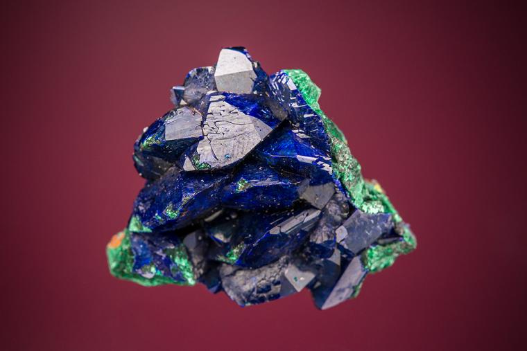 AZURITE coating MALACHITE after AZURITE
