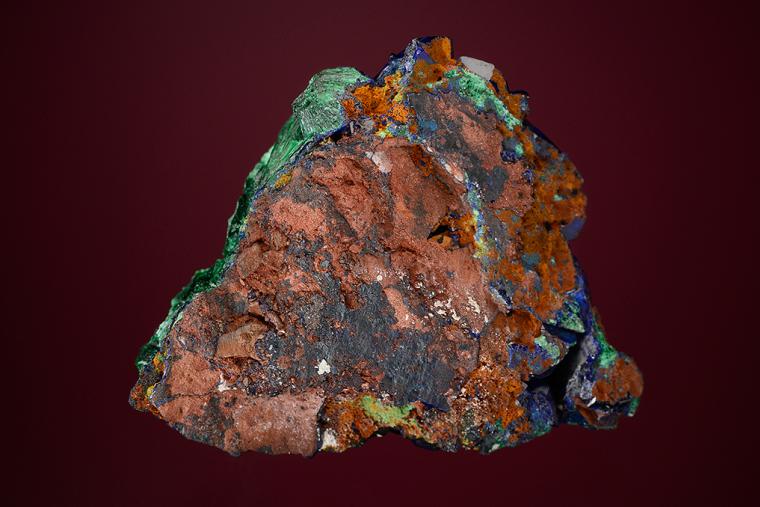 AZURITE coating MALACHITE after AZURITE