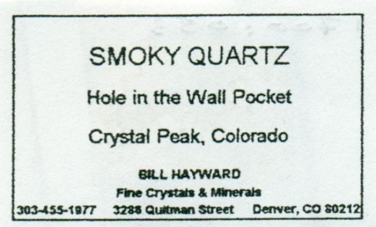 SPODUMENE var. Hiddenite