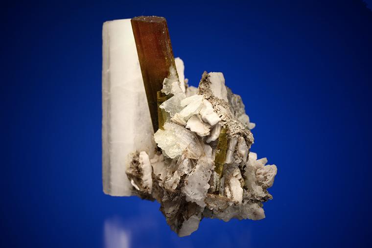 HAMBERGITE with ELBAITE (repaired)