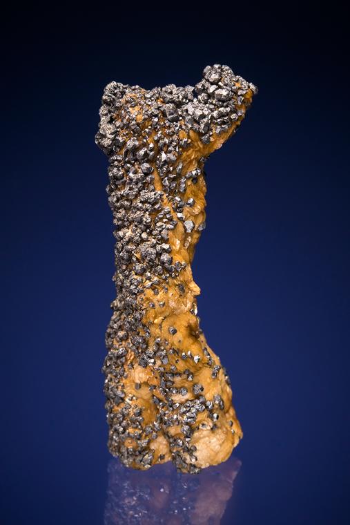 GALENA on SIDERITE