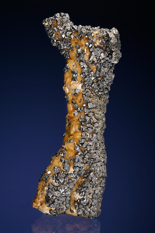 GALENA on SIDERITE