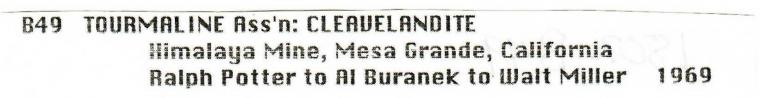 ELBAITE with LEPIDOLITE and ALBITE var. Cleavelandite