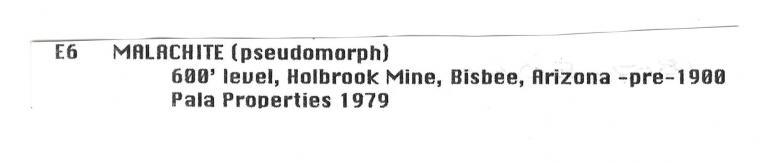 MALACHITE after AZURITE