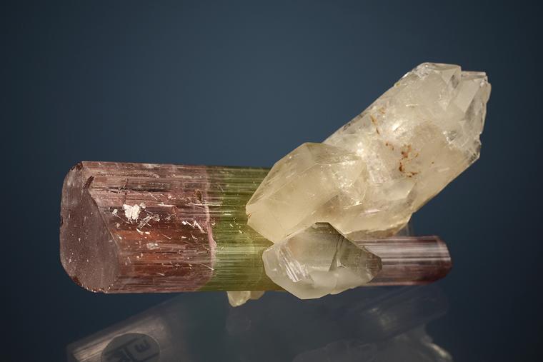 ELBAITE with QUARTZ