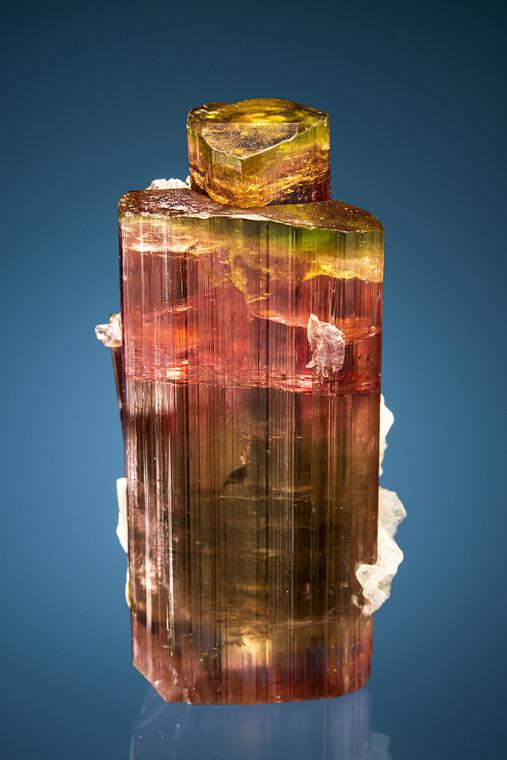 ELBAITE with LEPIDOLITE and ALBITE var. Cleavelandite