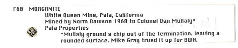 BERYL var. Morganite (restored) on ALBITE var. Cleavelandite