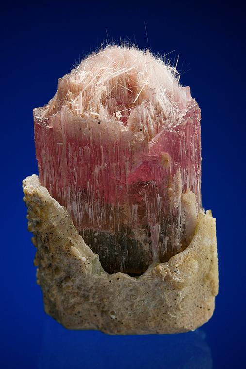 ELBAITE with COOKEITE