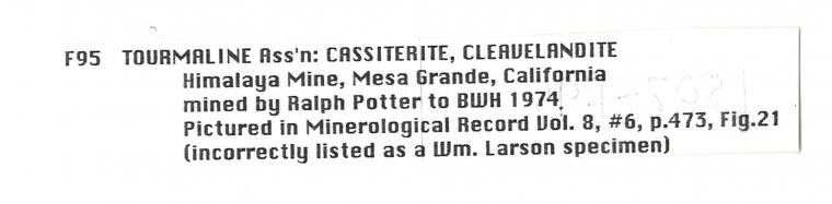 CASSITERITE with ALBITE var. Cleavelandite on ELBAITE