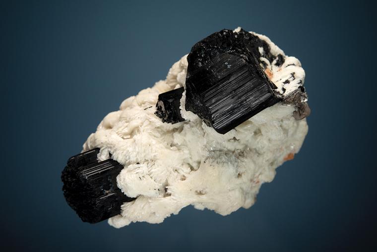 SPESSARTINE with SCHORL and ALBITE var. Cleavelandite