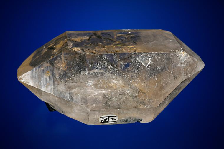 QUARTZ var. Smoky with Tourmaline