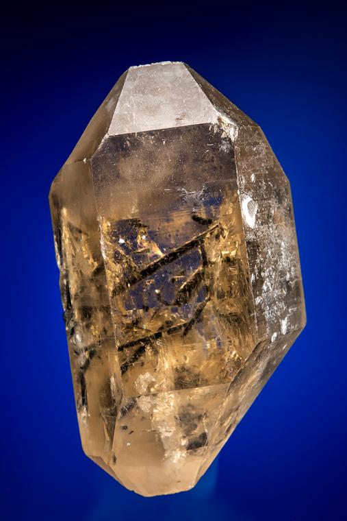 QUARTZ var. Smoky with Tourmaline