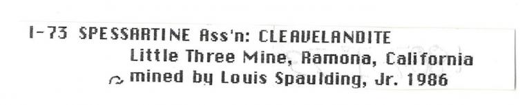 SPESSARTINE on ALBITE var. Cleavelandite