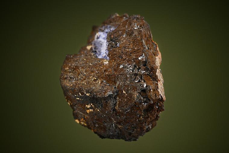 PHOSPHOSIDERITE on LITHIOPHILITE