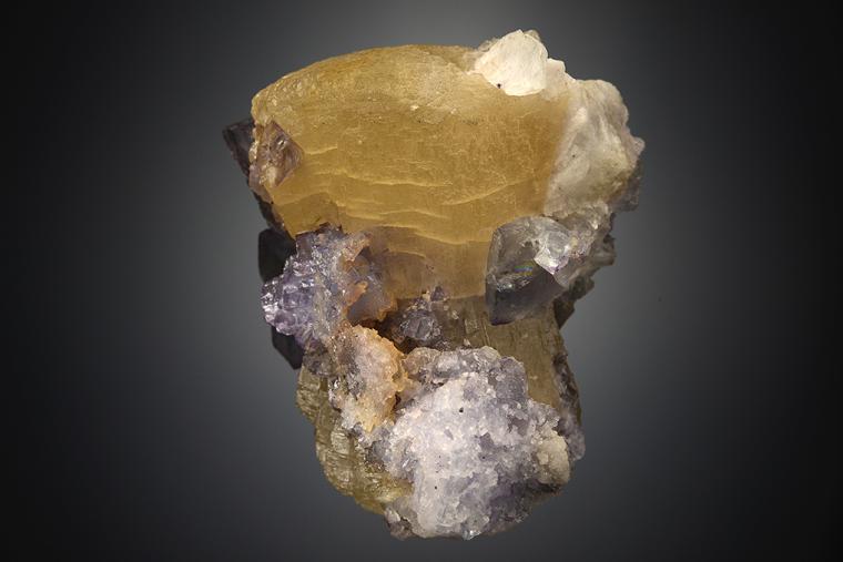 WITHERITE with FLUORITE