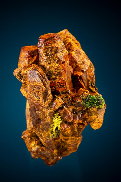 PARISITE-(Ce)  with ANNABERGITE