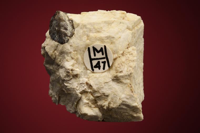 QUARTZ var. Smoky on MICROCLINE