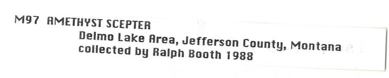 QUARTZ var. Amethyst on QUARTZ var. Smoky