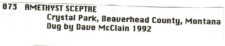 QUARTZ var. Amethyst