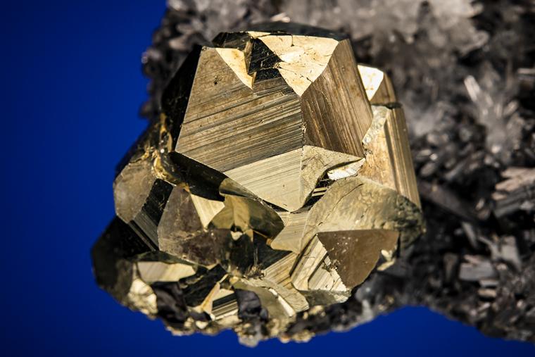 PYRITE with ENARGITE on QUARTZ