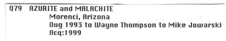 AZURITE on MALACHITE after AZURITE