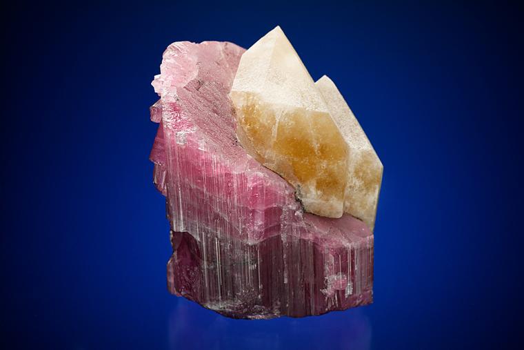 ELBAITE with QUARTZ