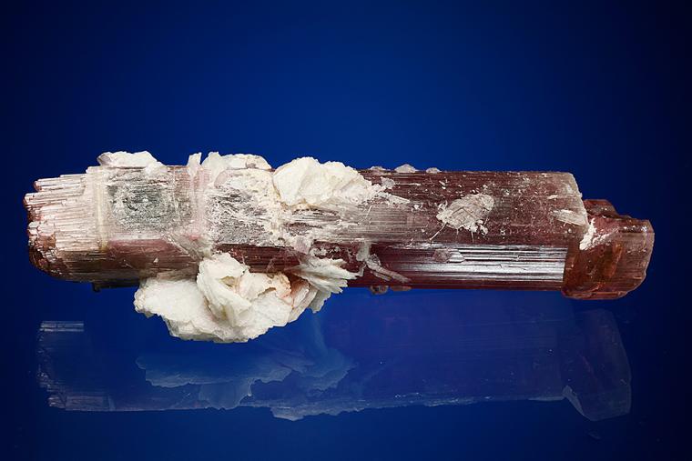 ELBAITE with LEPIDOLITE and ALBITE var. Cleavelandite (repaired)