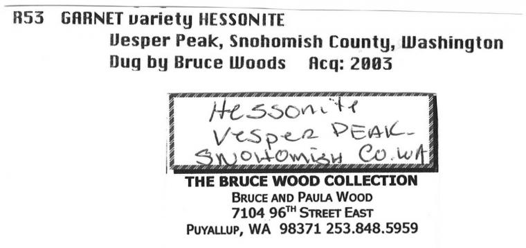 GROSSULAR var. Hessonite