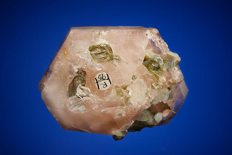 BERYL var. Morganite with MICA