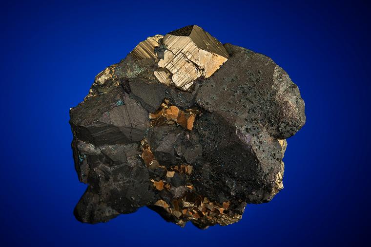 BORNITE on PYRITE