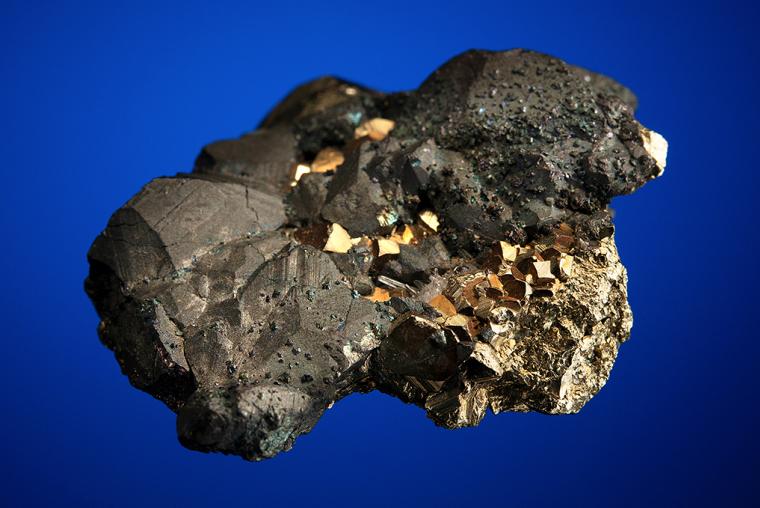 BORNITE on PYRITE