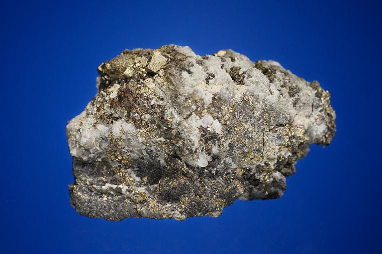 PYRITE with SPHALERITE, GOLD and HESSITE