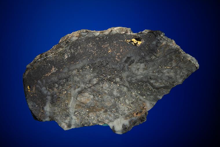 GOLD with HESSITE, PETZITE and PYRITE