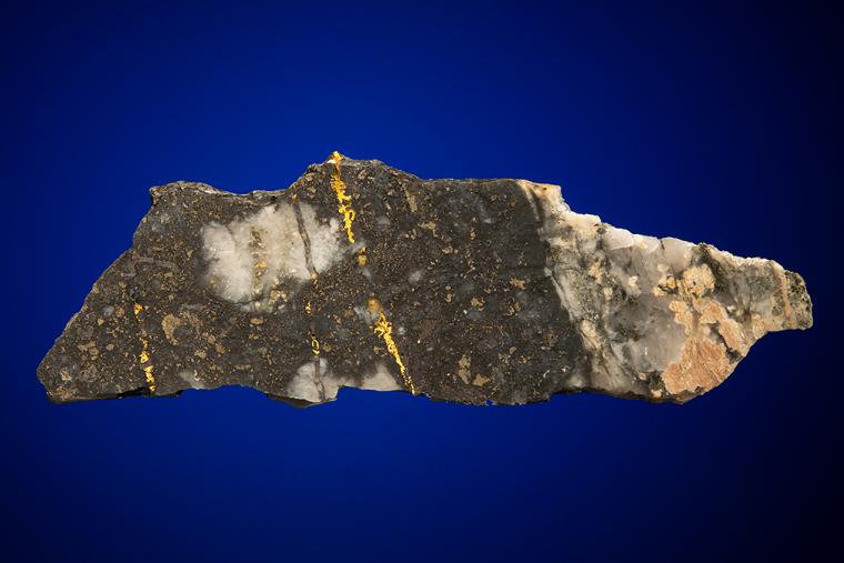 GOLD with HESSITE, PETZITE and PYRITE