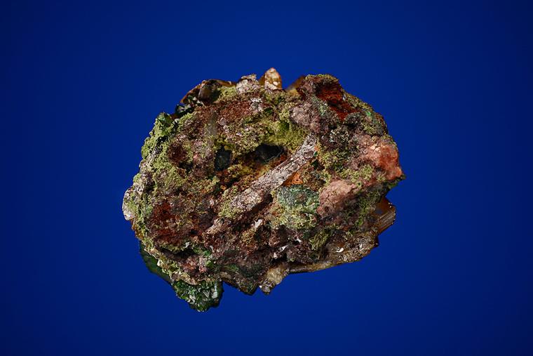 ZINCOLIVENITE on WULFENITE