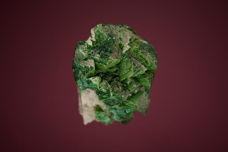 ZINCOLIVENITE with MALACHITE