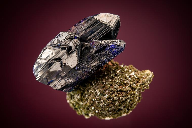 AZURITE with OLIVENITE