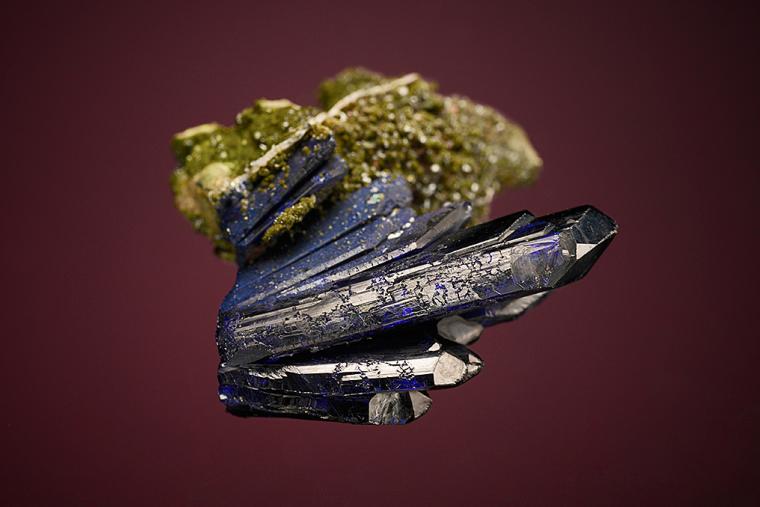 AZURITE with OLIVENITE