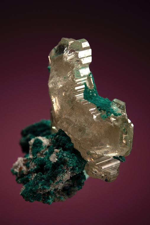CERUSSITE with ROSASITE