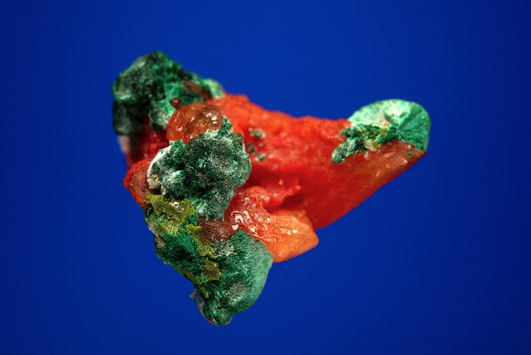 CUPRITE included CERUSSITE with MALACHITE