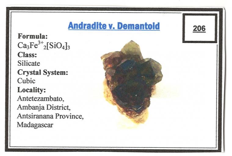 ANDRADITE var. Demantoid