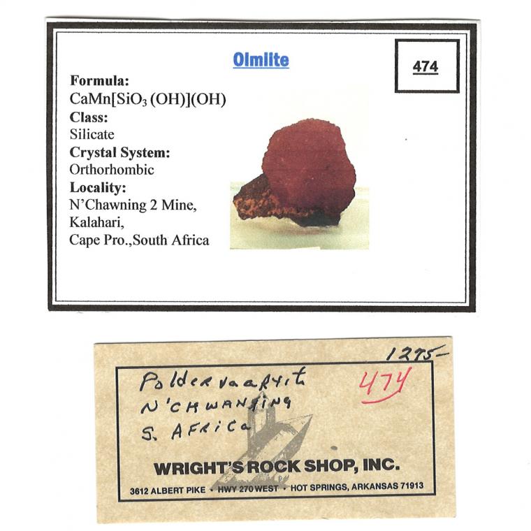 OLMIITE (type locality)