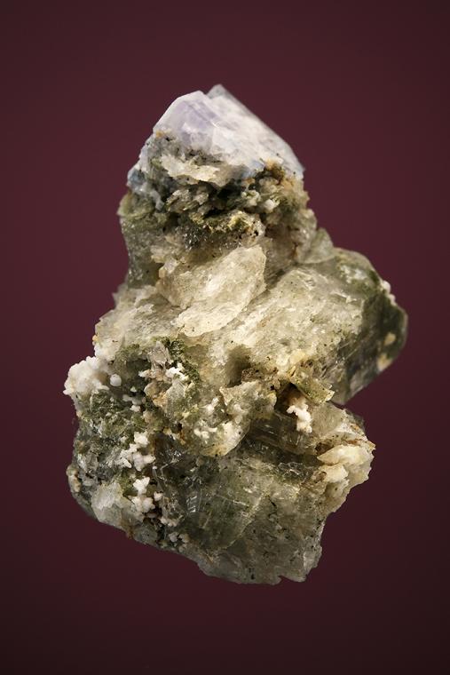 CARLETONITE on PECTOLITE