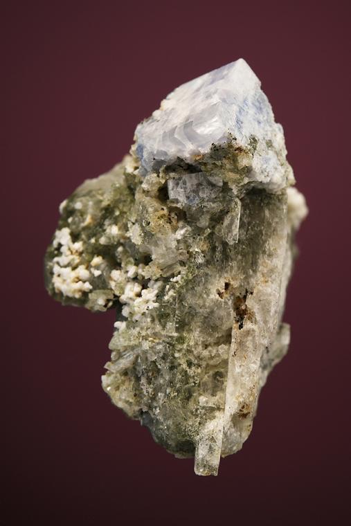CARLETONITE on PECTOLITE