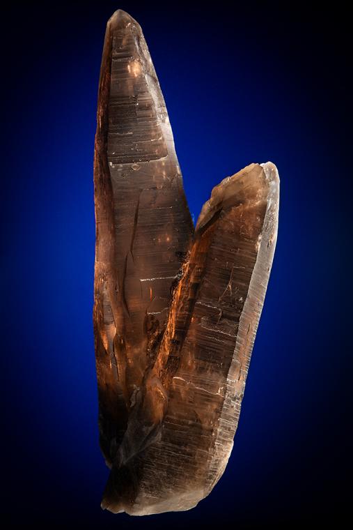 QUARTZ var. Smoky (repaired)