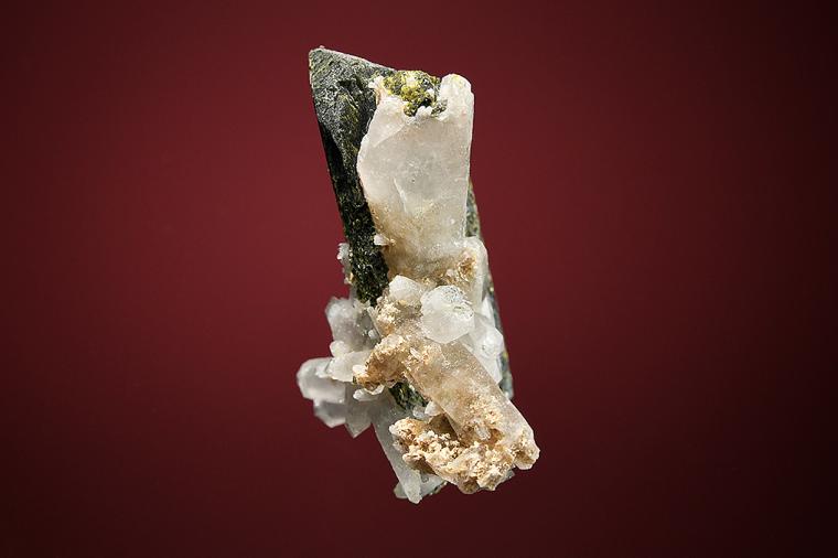 EPIDOTE with QUARTZ