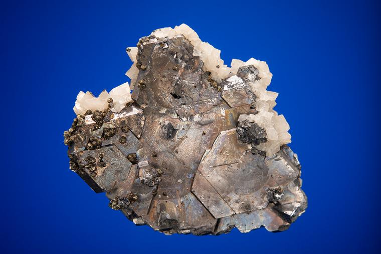GALENA (SPINEL law twin) with DOLOMITE