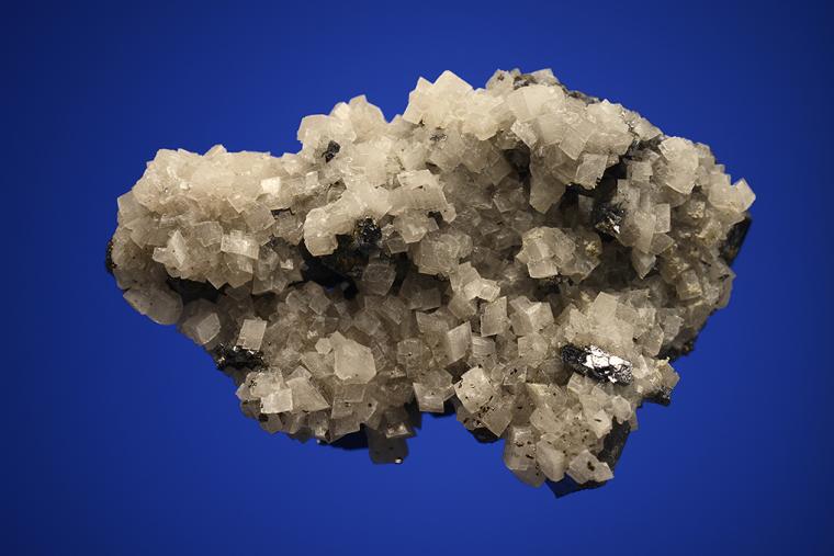 GALENA (SPINEL law twin) with DOLOMITE