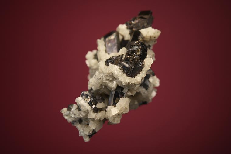 GALENA (SPINEL law twin) with DOLOMITE