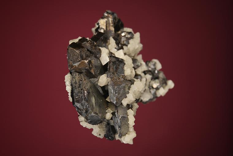 GALENA (SPINEL law twin) with DOLOMITE